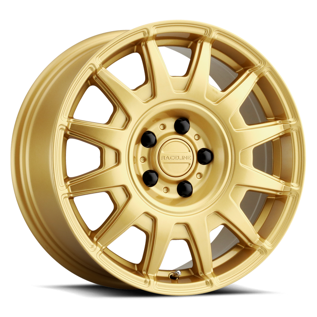 Product of Raceline 17x8 Gold Wheel - 5x4.50 Bolt Pattern 