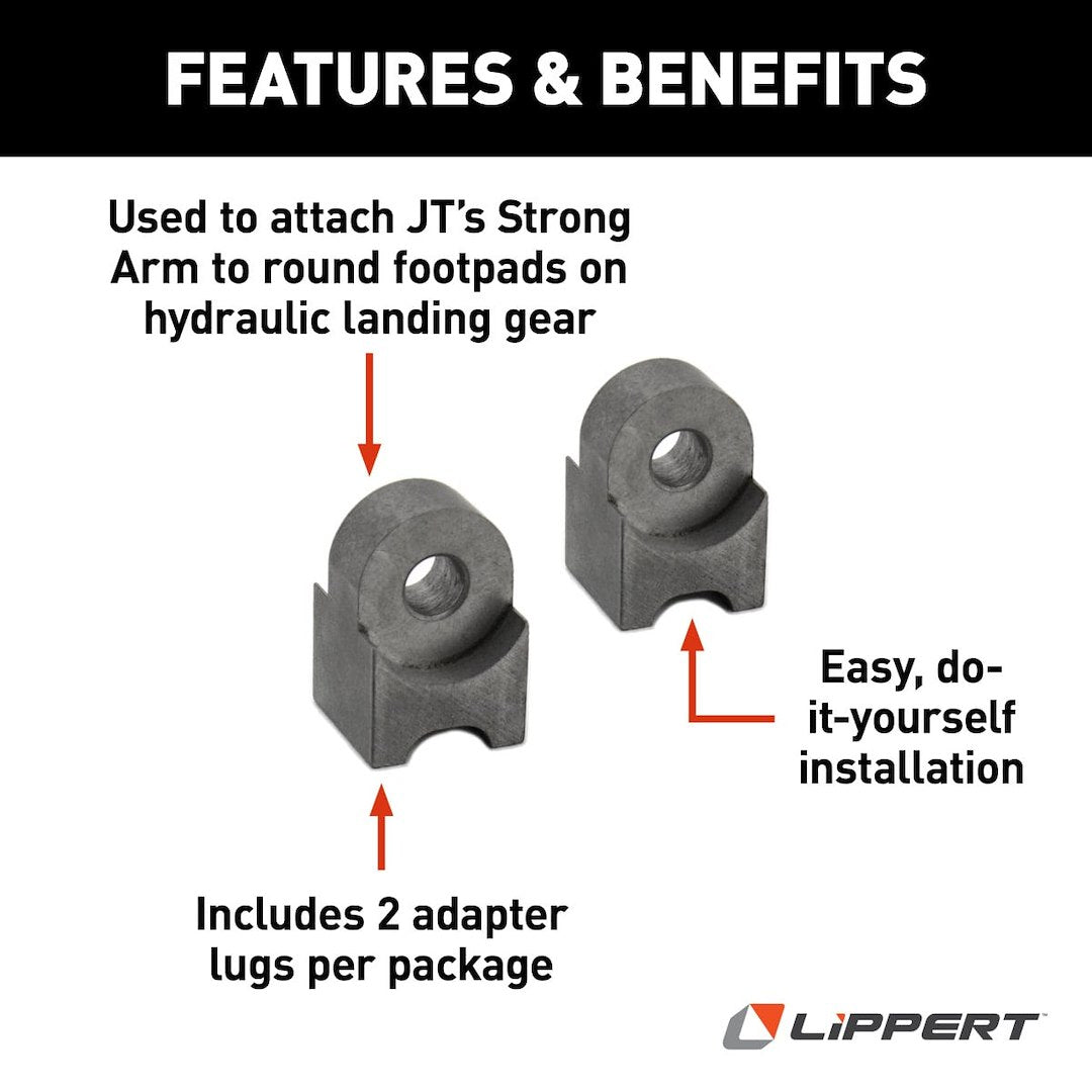 Product of Lippert Components 314592 Trailer Stabilizer Jack Stand Lock Arm Mount