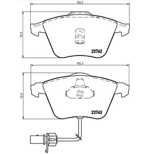 Product of Brembo P85056 Brake Pad - Set Of 4 