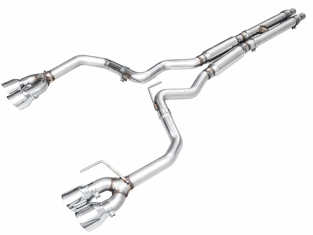 Product of AWE Tuning 3020-42650 Track Edition Cat-Back System Dual Exhaust System Kit 