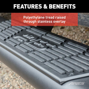Product of Aries 2057975 Black Powder Coated Running Board 