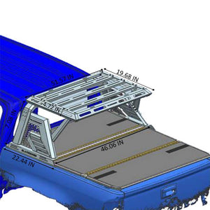 Black Horse Offroad Ar2-05ba3 Truck Bed Bar||||93||blkar205ba3||2007562