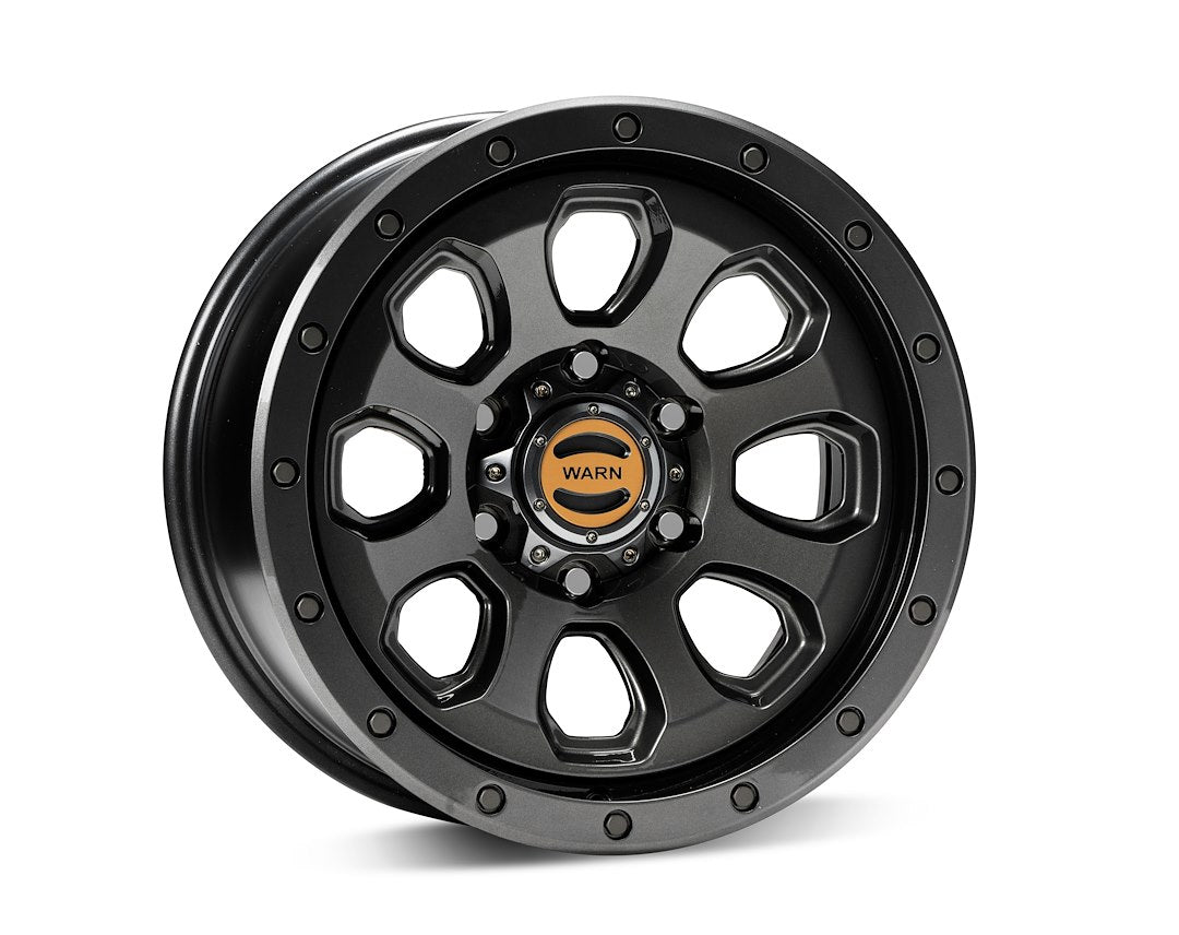 Product of Warn 17x8.5 Black Wheel - 6x5.50 Bolt Pattern 