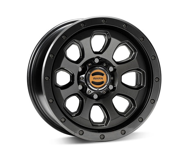 Product of Warn 17x8.5 Black Wheel - 6x5.50 Bolt Pattern 