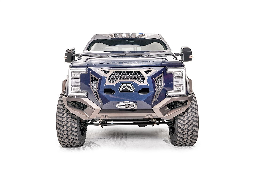Product of Fab Fours GR4100-1 Grumper Steel Powder Coated Bumper 