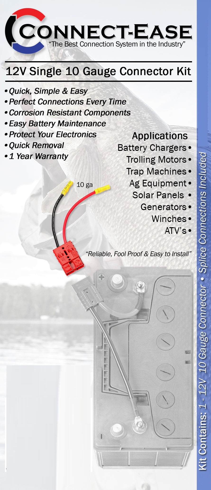Product of Connect-Ease Rce12vb10 Battery Connection Harness