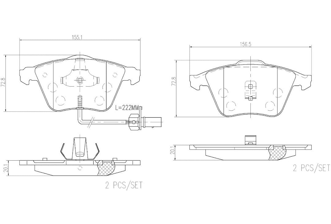 Brembo P85056n Brake Pad||p85056n_2.Jpg||86||brmp85056n||2091778