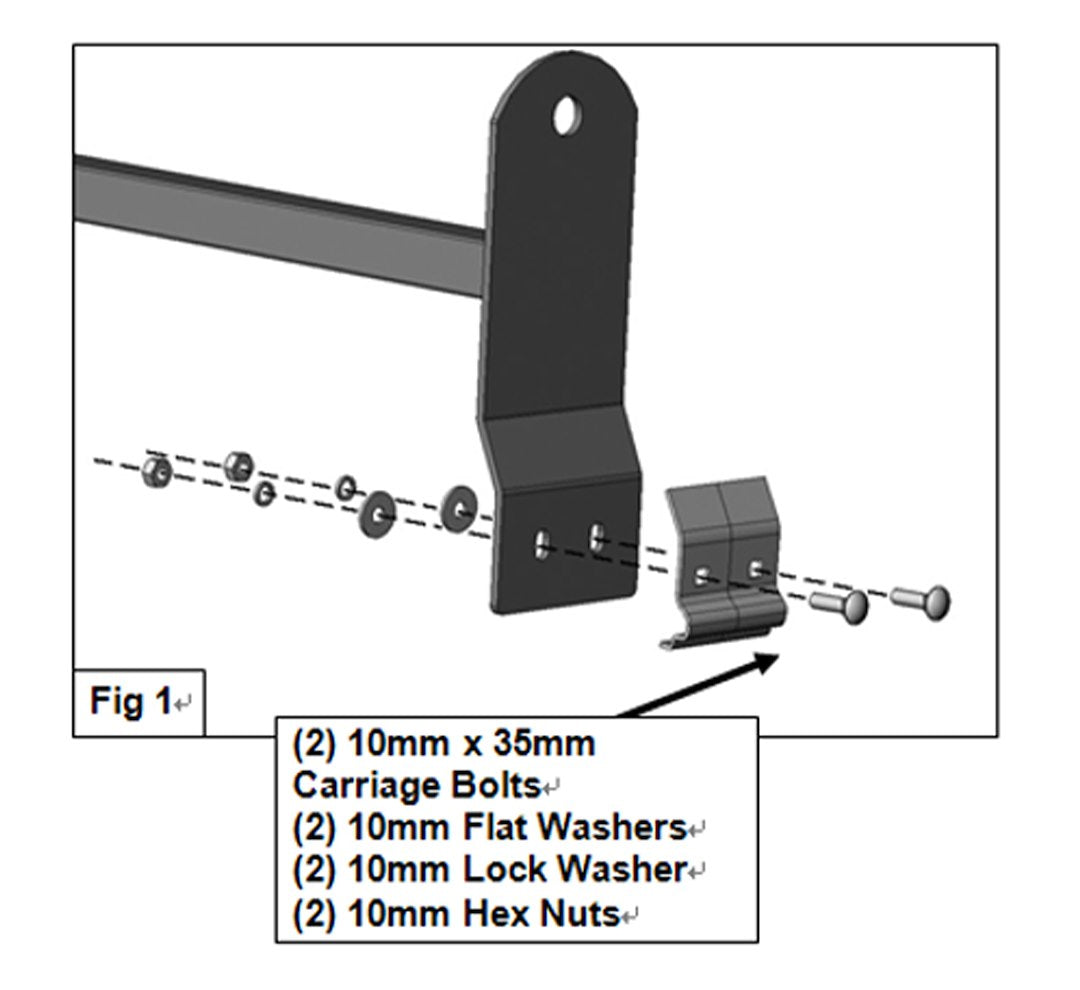 Product of Black Horse Offroad TR-WRG2 150 Pound No Steel Ladder Rack 