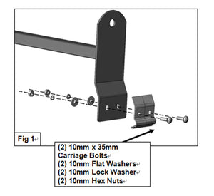 Product of Black Horse Offroad TR-WRG2 150 Pound No Steel Ladder Rack 