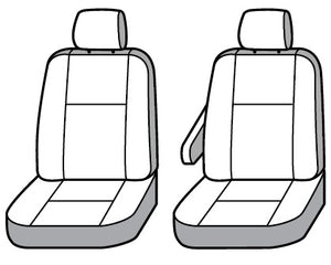 Product of Covercraft SS2555PCGY SeatSaver® Gray Polycotton Seat Cover 