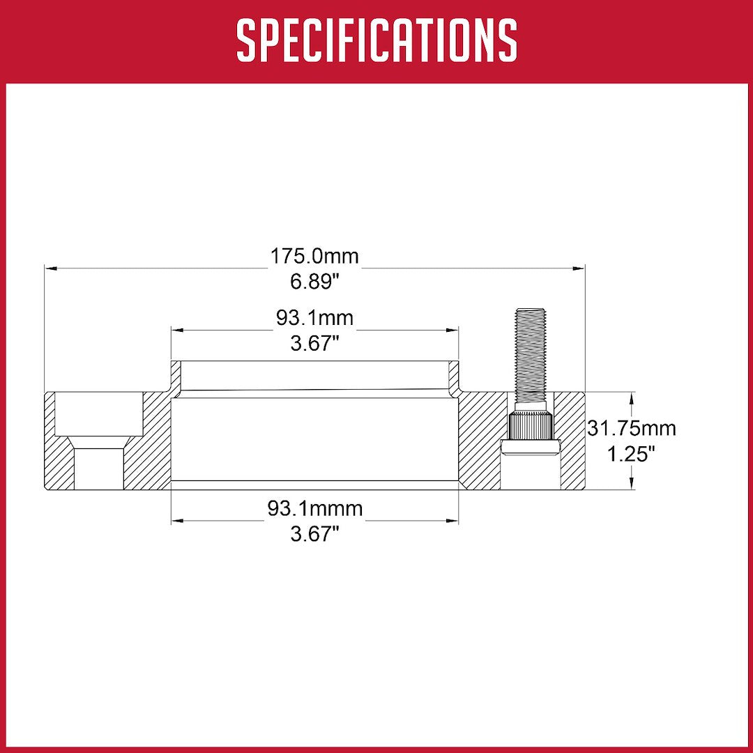 Coyote Wheel Accessories 6550-6550h-B931 Wheel Adapter||6550-6550h-B931_Specifications.Jpg||90||rev06550hb931||2218770