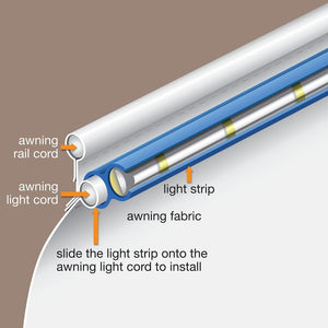 Product of Lippert Components 674283 Awning Light