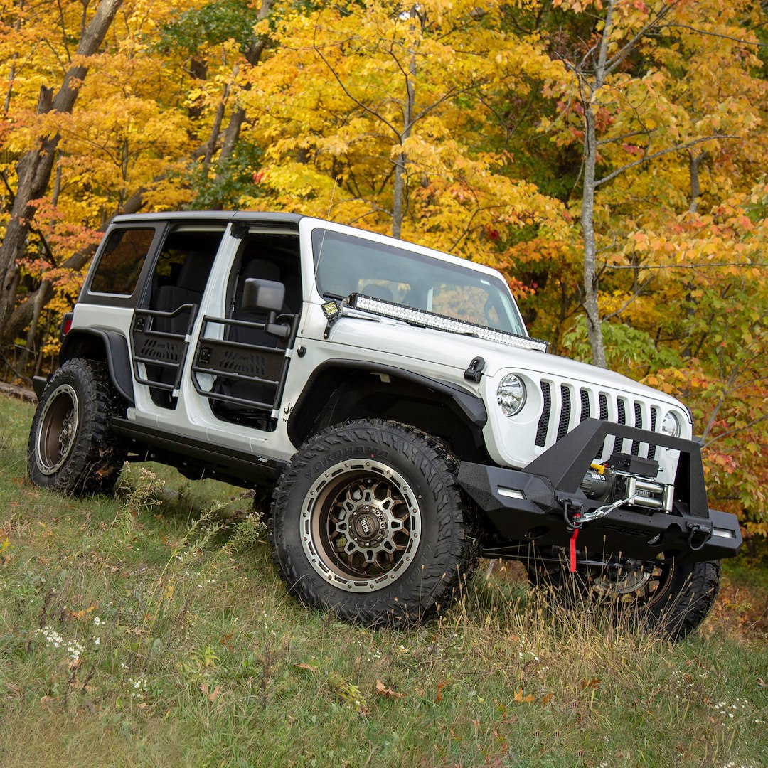 Product of Aries 1500550 Powder Coated Black Aluminum Fender Well Liner 