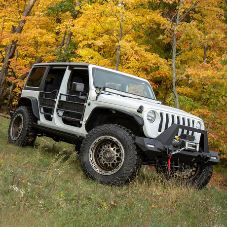 Product of Aries 1500550 Powder Coated Black Aluminum Fender Well Liner 