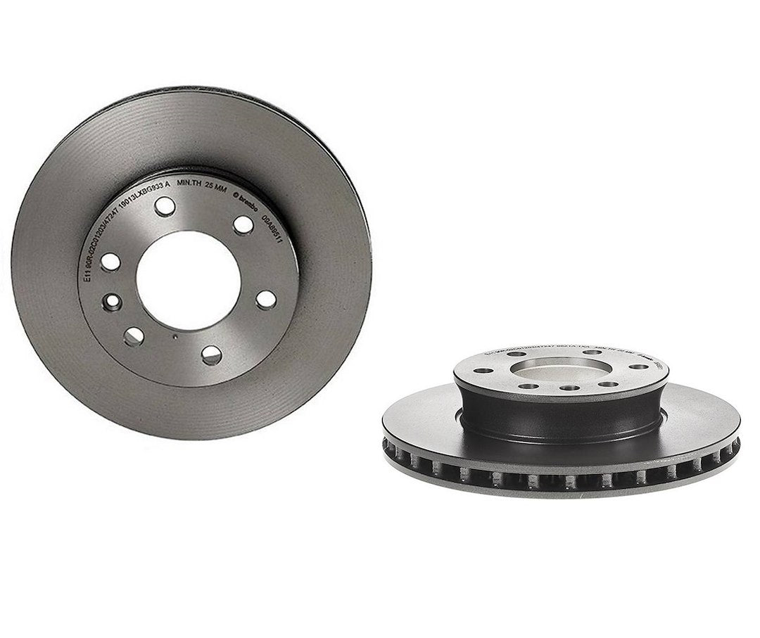 Product of Brembo 09A89511C02 Vented 1 Piece Brake Rotor 