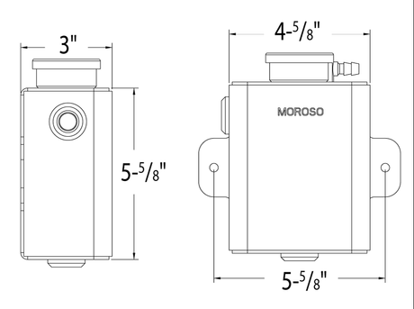 Product of Moroso Performance 63766 Radiator Overflow Tank