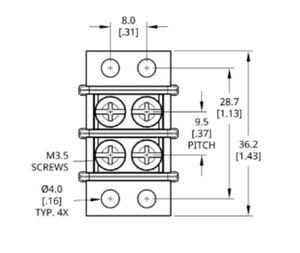 Egis 2220-02 Wire Terminal Block||2220-02_2.Png||87||egi222002||2344886