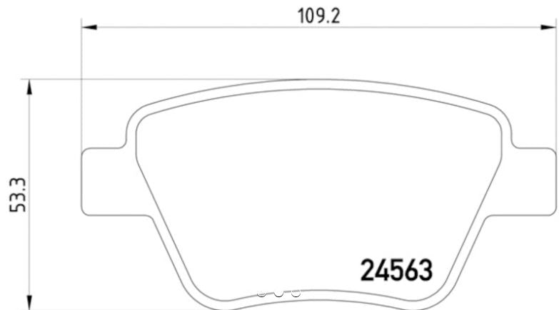 Product of Hella 355014021 Brake Pad - 