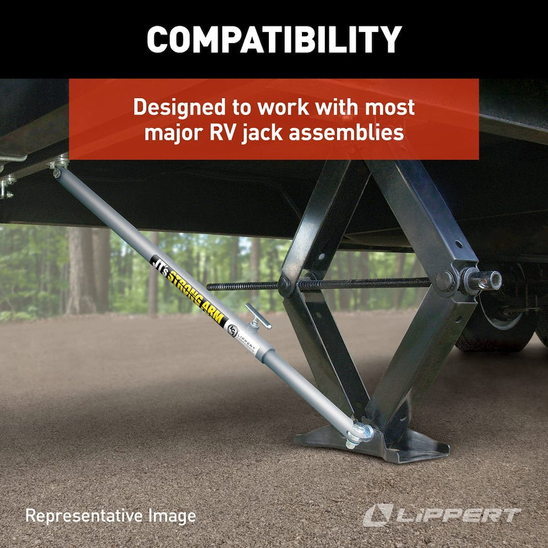 Product of Lippert Components 191023 Trailer Stabilizer Jack Stand Lock Arm