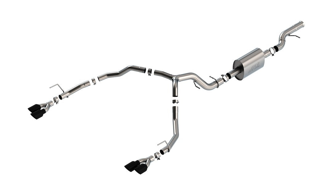 Product of Borla 140859BC S-Type Cat Back System Single Exhaust System Kit 