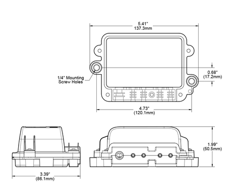 Blue Sea 5056-Bss Fuse Block||waterresistantcase.Png||86||b6z5056bss||1639548