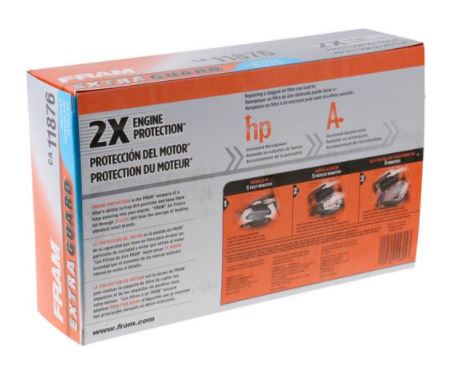 Product of Fram Filter CA11876 EXTRA GUARD ® OEM Disposable Air Filter 
