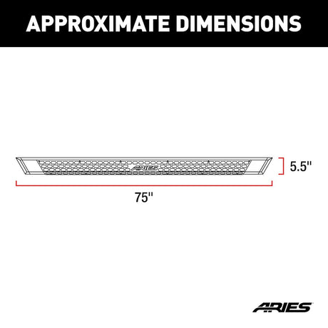 Product of Aries 2055875 AdvantEDGE ™ Running Board 