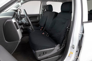 Product of Covercraft SS2555PCCH SeatSaver® Charcoal Black Polycotton Seat Cover 