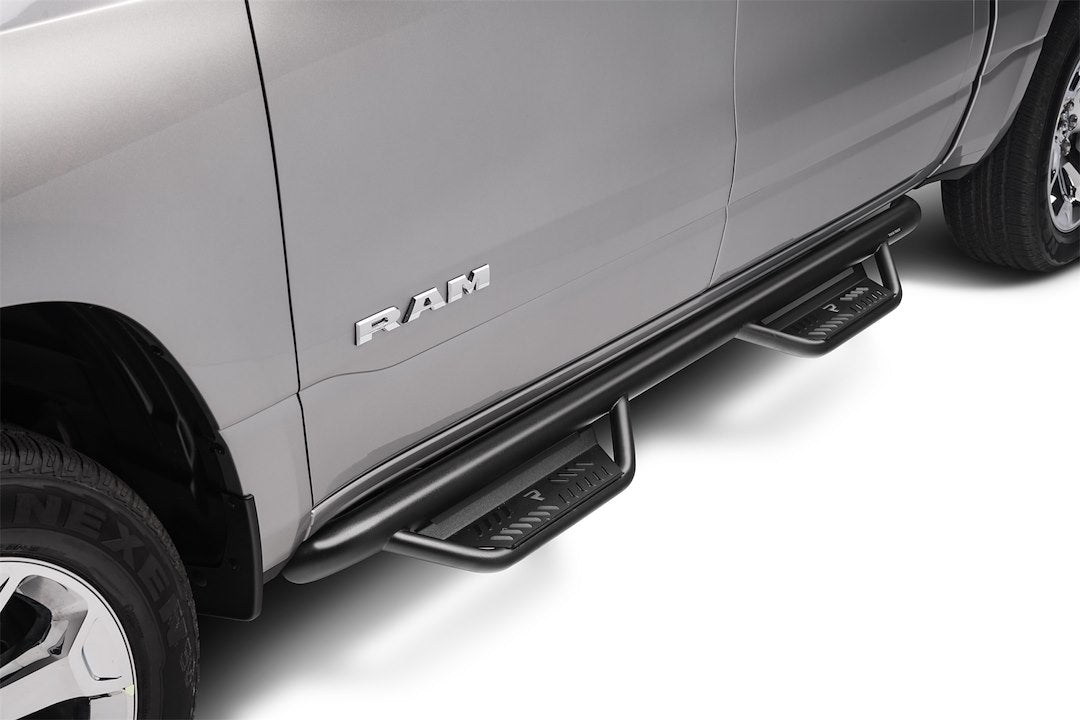N-Fab Hpd1980cc-Tx Nerf Bar||nfbnfab-Podium-Lg-Black-Textured-2019-Ram-1500-Silver-Studio-02.Jpg||87||n21hpd1980cct||1546913