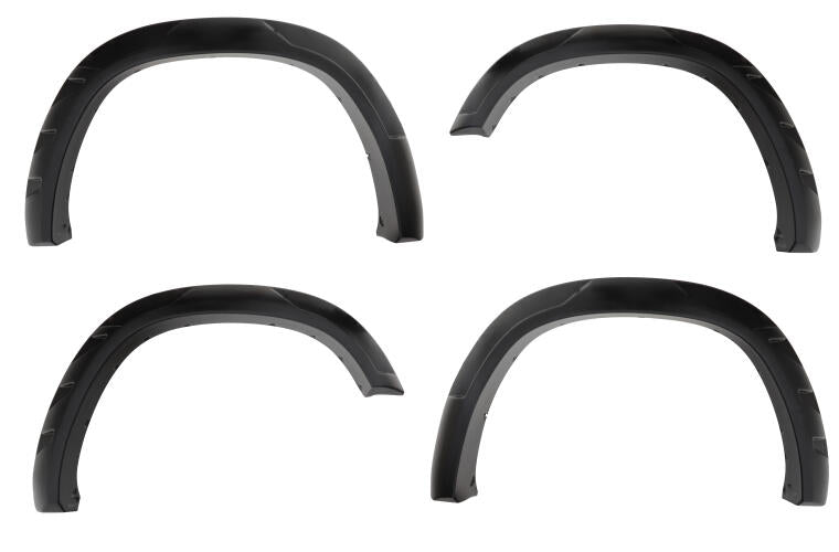 Product of Bushwacker 40946-02 Non-Exposed Fasteners Black Fender Flare - Set Of 4 