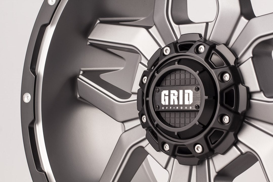 Product of Grid Wheels 17x9 Anthracite With Black Lip Wheel - Not Applicable Bolt Pattern 