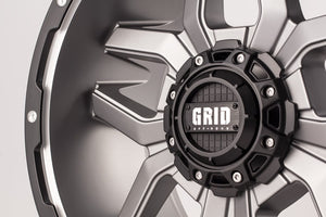Product of Grid Wheels 17x9 Anthracite With Black Lip Wheel - Not Applicable Bolt Pattern 