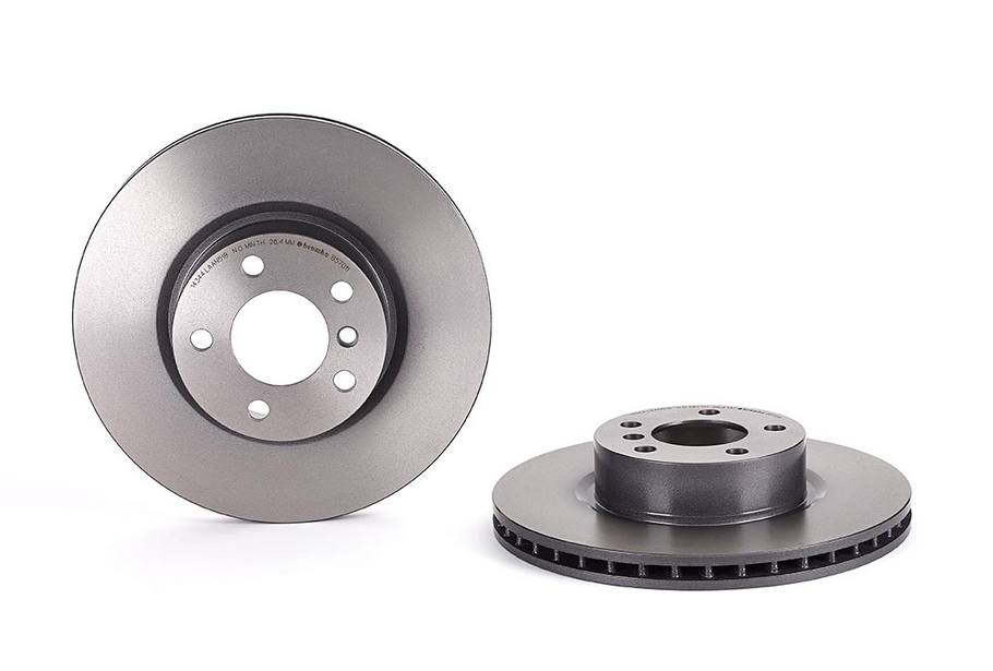 Product of Brembo 09B57011C02 Vented 1 Piece Brake Rotor 
