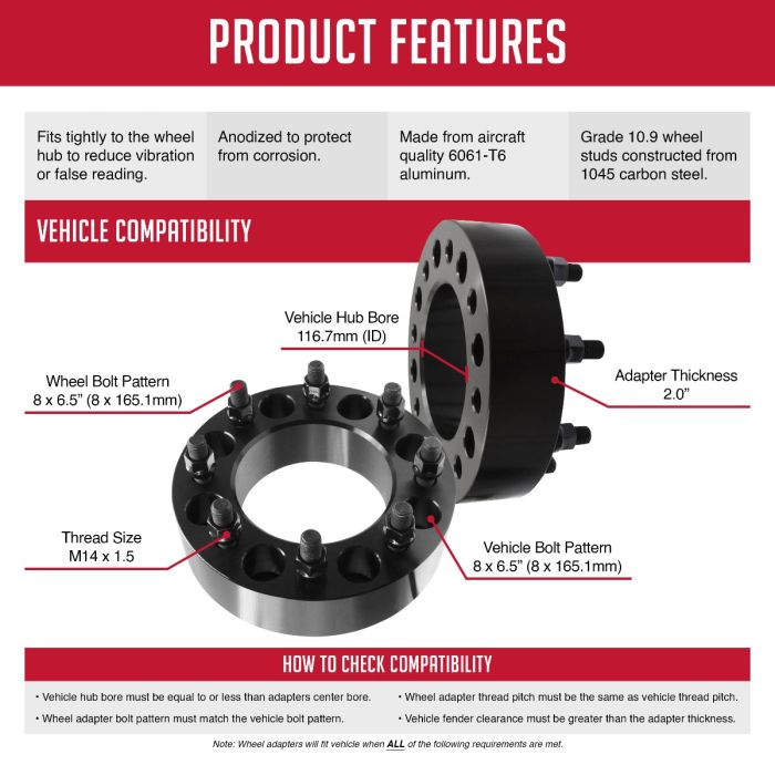 Coyote Wheel Accessories 8650-8650hr-E14 Wheel Adapter||8650-8650hr-E14_2.Jpg||87||rev08650hre14||1699151