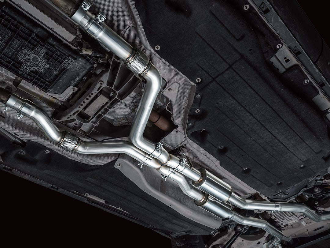 Product of AWE Tuning 3015-43625 Touring Edition Cat-Back System Dual Exhaust System Kit 