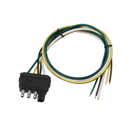 Product of Wesbar 002402 Trailer End 4 Flat Trailer Wiring Connector 
