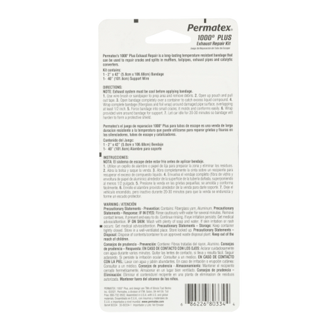 Product of Permatex 80334 Exhaust System Repair Kit