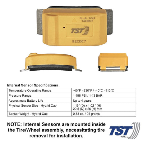 Truck System Technology (Tst) Tst-507-Int-S1 Tire Pressure Monitoring System - Tpms Sensor||tst-507-Int-S1-2025 Web Images-2.Jpg||86||tsttst507ints||1651827