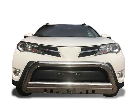 Product of Black Horse Offroad BB093904-SP Bull Bar Polished 3 Inch No with skid plate 