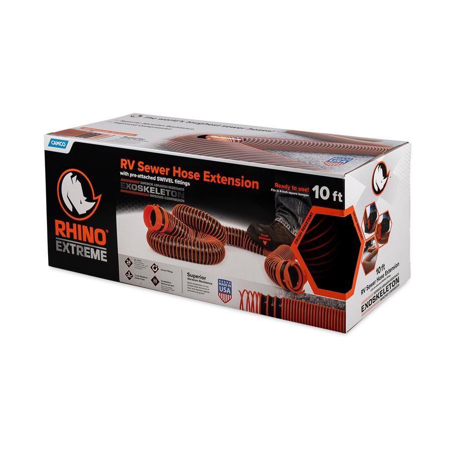 Product of Camco 39863 10 Feet Black Sewer Hose Yes 