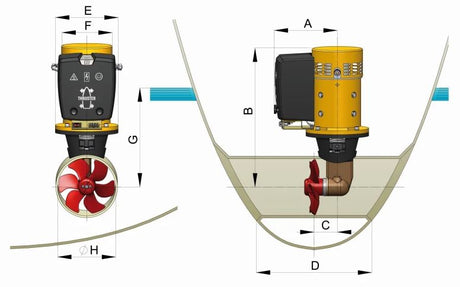 Product of Vetus Bow5512d Bow Thruster