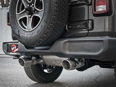 Product of Advanced FLOW Engineering 49-48096-P Rebel Cat-Back System Single Exhaust System Kit 