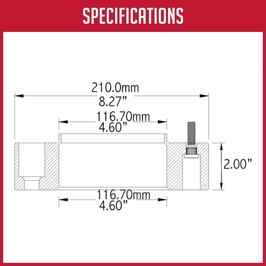 Coyote Wheel Accessories 8650-8650h-E Wheel Adapter||||90||rev86508650he||1915927