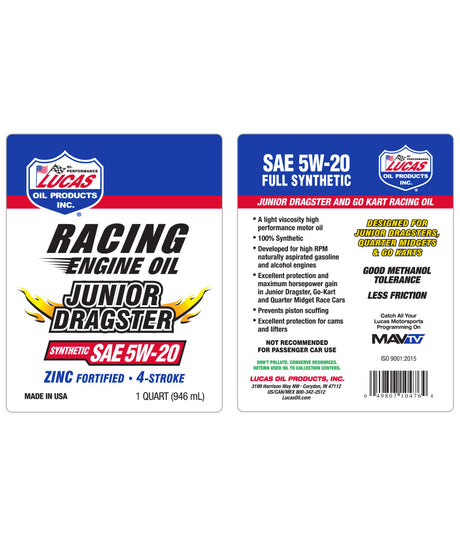 Product of Lucas Oil 10476 Oil