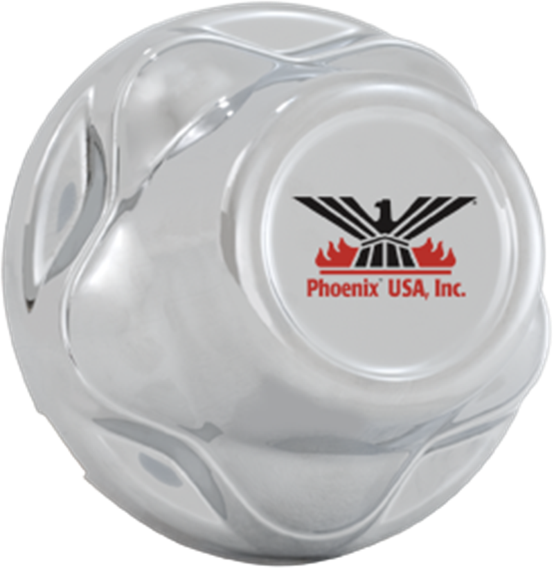 Product of Phoenix USA QT545CHN Chrome Plated Silver Wheel Center Cap 