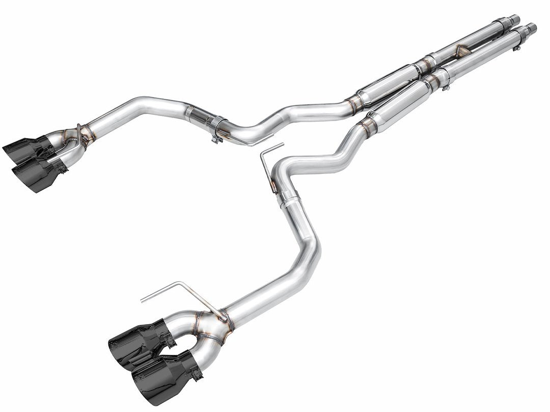 Product of AWE Tuning 3020-43650 Track Edition Cat-Back System Dual Exhaust System Kit 