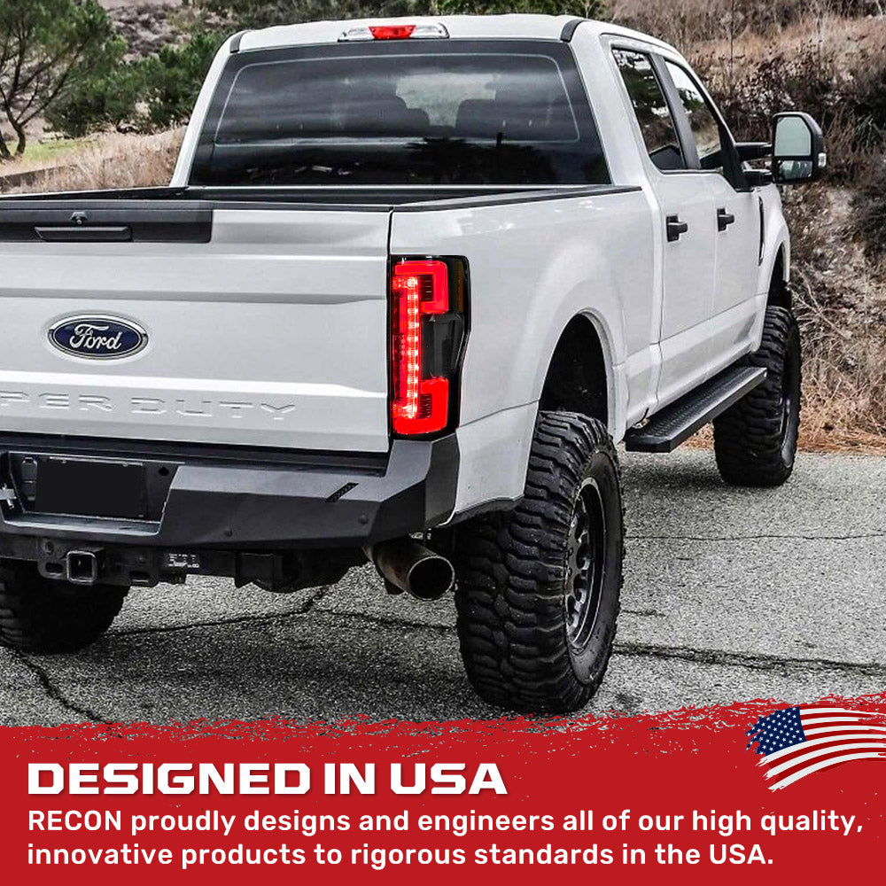 Product of Recon Accessories 264399BK Tail Light Assembly 