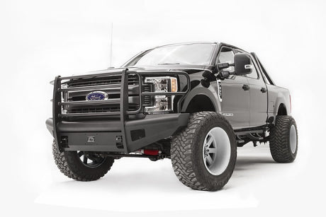 Product of Fab Fours FS17-Q4160-1 Black Steel Elite Steel Matte Powder Coated Bumper 