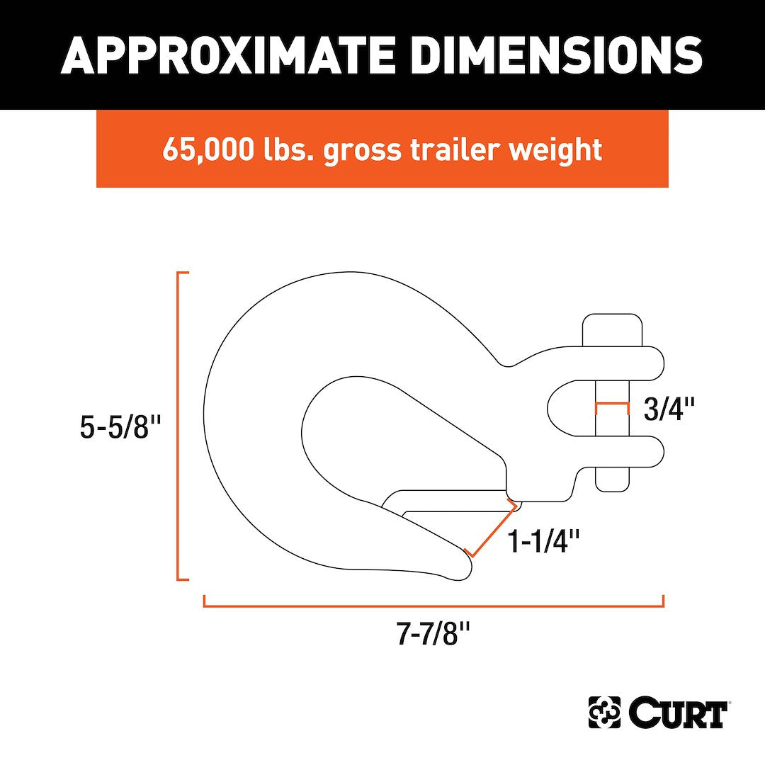 Curt 81920 Trailer Safety Chain Hook||81920_3008x1990_Ca.Jpg||86||c9381920||1652013