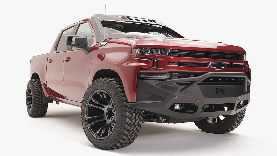 Product of Fab Fours CS19-D4052-1 Vengeance Steel Powder Coated Bumper 